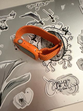 Correa Apple Watch Naranja Tejida