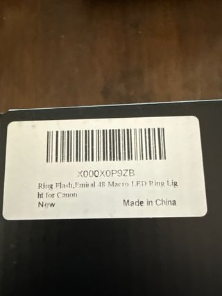 Flash LED Anillo Fotografía Macro