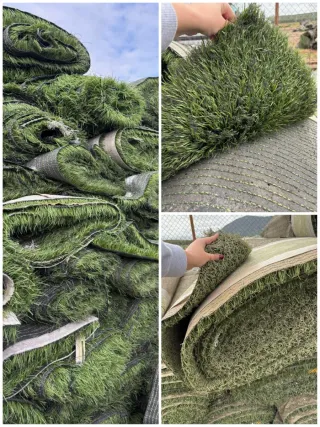 Césped artificial fácil instalación