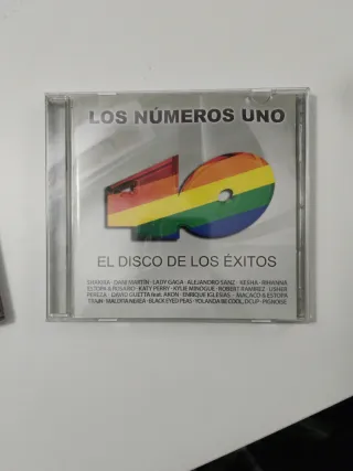 Lote Los Números Uno de los 40 - 4 CDs