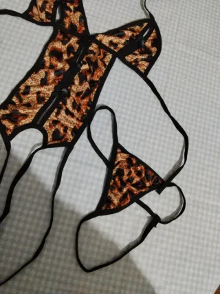 Body Lencería Animal Print Talla S