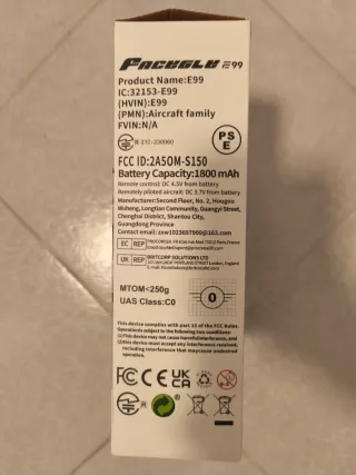 Drone E99 Cámara SD 2.4GHz