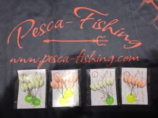 Boyas surfcasting fluorescentes, feromonizadas.