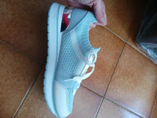 Scarpe da ginnastica donna blu/bianche 37