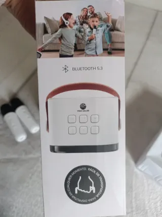 Mini Karaoke Party Multicolor y Blanco