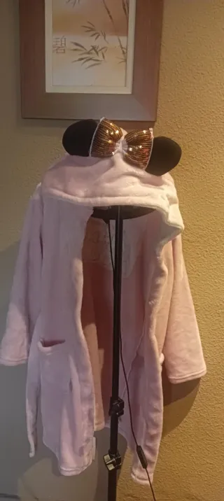 Albornoz Disney niña 7-8 años rosa