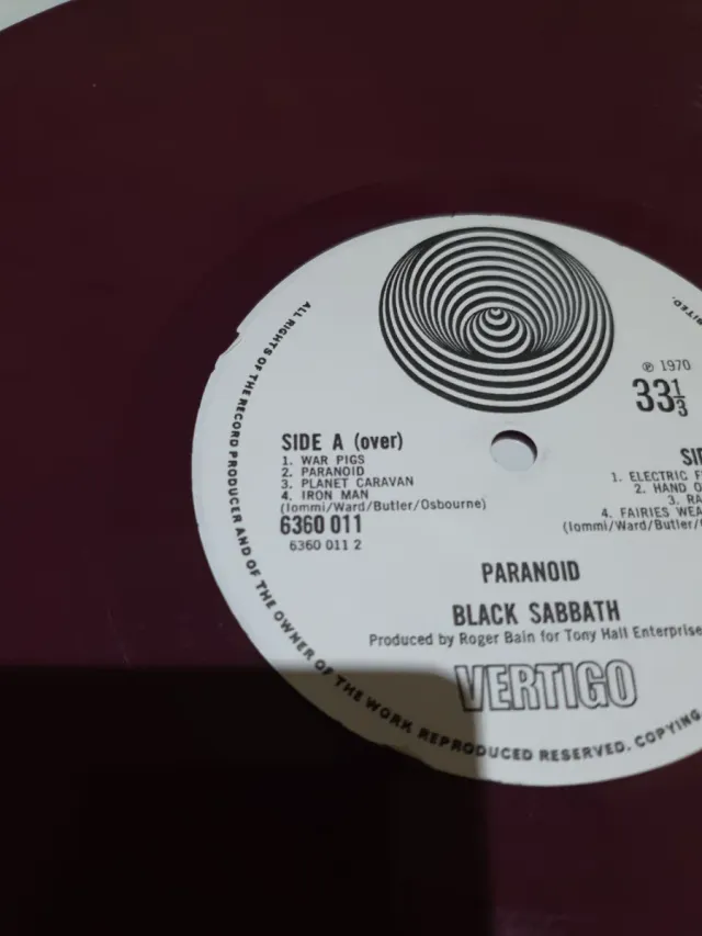 Vinilo Black Sabbath Paranoid Edición Especial