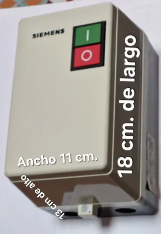 Arrancador Trifásico Siemens 380V, con caja.