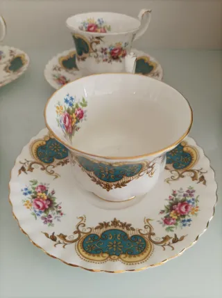 6 Tazas de Porcelana Royal Albert