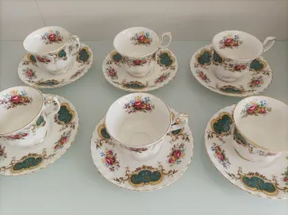 6 Tazas de Porcelana Royal Albert