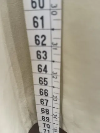 Chaqueta de piel beige Talla M