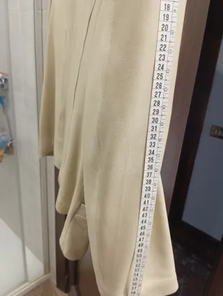 Chaqueta de piel beige Talla M