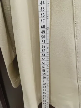 Chaqueta de piel beige Talla M