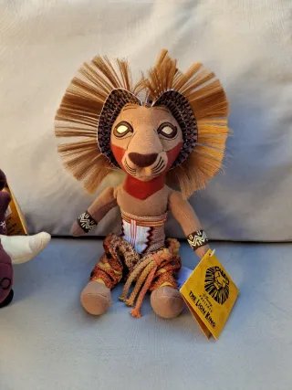Peluche Rey León (Timón y Simba)