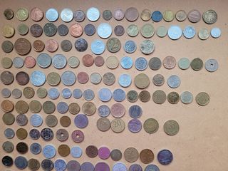 165 Monete Mondiali Diverse + altre monete omaggio