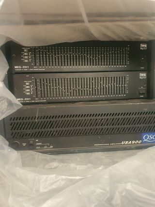 Altoparlanti doppi da 15 pollici neri