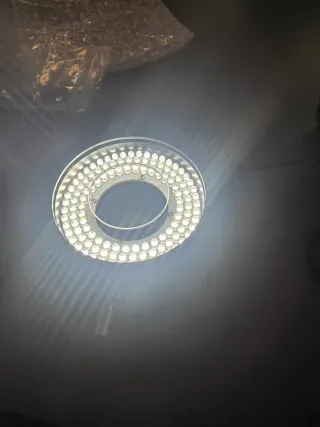 Anillo de luz para microscopio