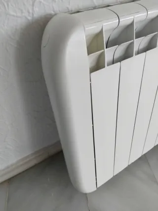 Radiador de aceite blanco