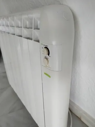Radiador de aceite blanco