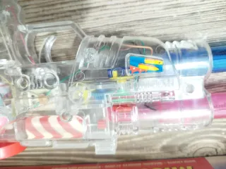 Pistola de Juguete Vintage con Luces y Sonidos