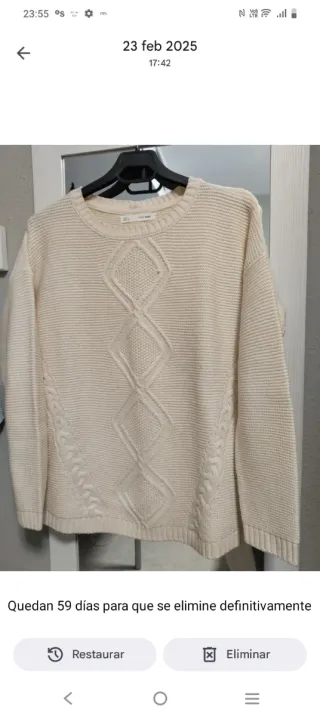 Jersey Sfera Beige Talla L