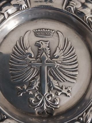 Cenicero Plateado Ejército Español C.I.R. 12