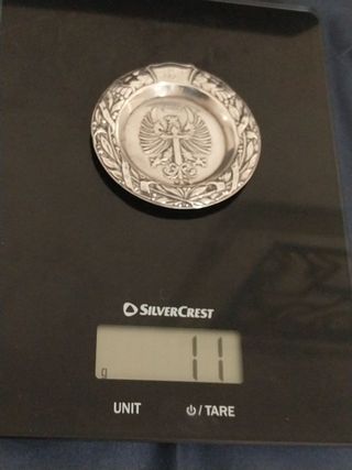 Cenicero Plateado Ejército Español C.I.R. 12