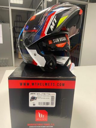 Casco MT Atom 2 Modular Gafa Solar 22.06 talla XL