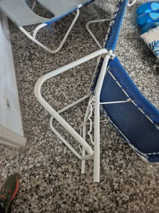 Tumbonas de piscina plegables