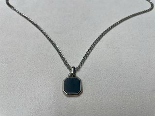 Collana Brosway Uomo Argento e Blu Petrolio