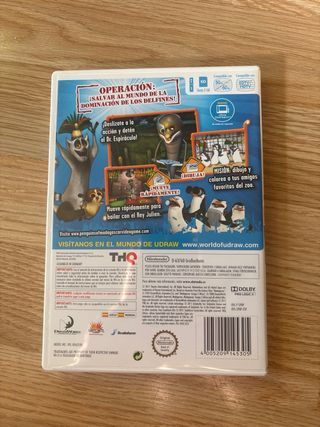 Juego Wii Los Pingüinos de Madagascar