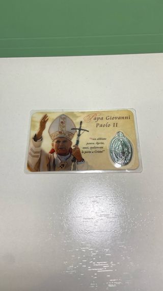 Medalla Virgen Milagrosa Papa Giovanni Paolo II
