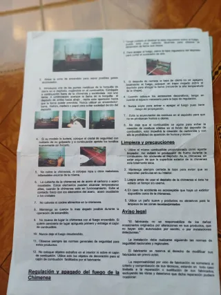 Chimenea ecológica de piedra