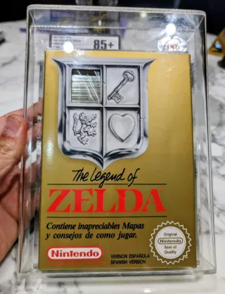 The Legend of Zelda NES Graduado 85+