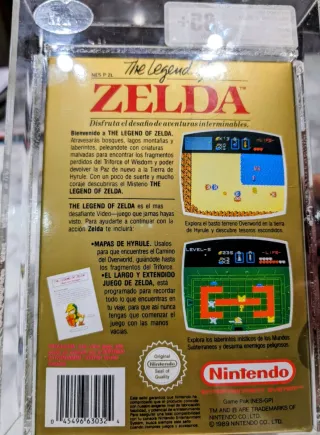 The Legend of Zelda NES Graduado 85+