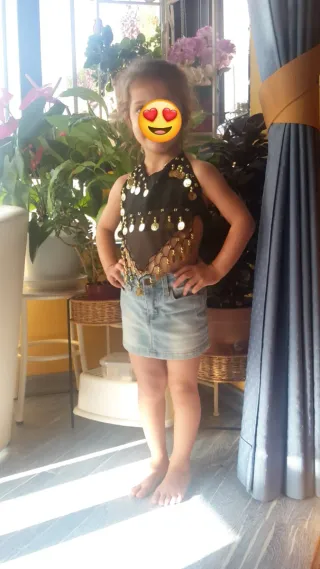 Disfraz bailarina danza oriental niña 5 años.