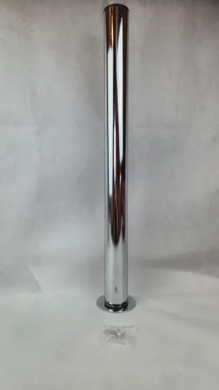 Pata de Mesa Ajustable en Acero Cromado