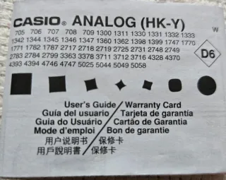 Reloj Casio Mujer Negro y Plateado