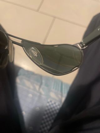 Occhiali da sole Prada verdi