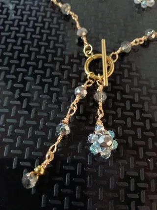 Conjunto Collar y Pendientes Acero