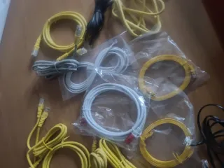 Lote 17 cables teléfono/router