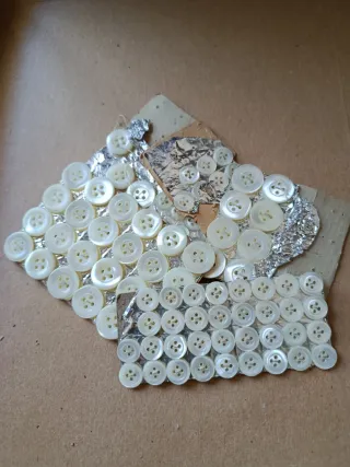 Botones antiguos Nácar