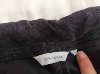 Leggins pana negros talla L