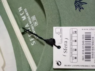 Camiseta Sfera Hombre Estampado Peces Talla M