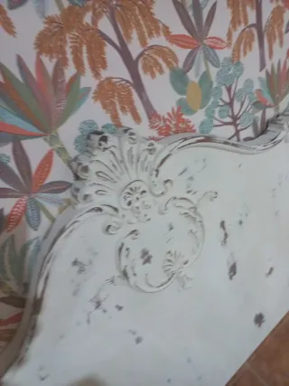 Cabecero Cama 90 o 105.Shabby Crema