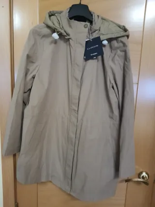 Chaquetón beige mujer Lloyd's