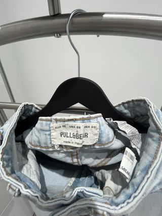 Pantalón Skinny Vaquero Pull and Bear Azul