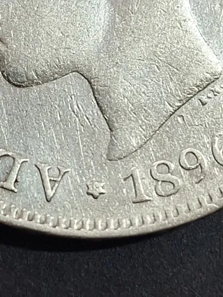 Moneda 5 Pesetas Plata Alfonso XIII 1896