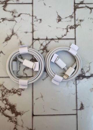 2 Cables Cargadores iPhone Originales Apple