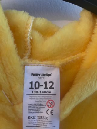 Pijama Pikachu 10-12